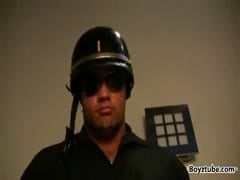 Muscle Cop Worship