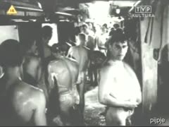 Russian soldiers shower