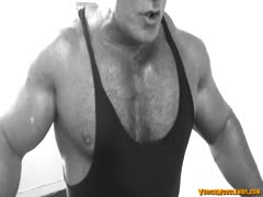 hairy bodybuilder