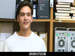 Gayshoplifter - Young Boy Rides Dick and Takes Two Loads