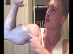 cocky muscle worship