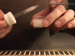 injecting friends cum in my  hole 