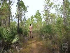 Str8 guy in the woods 
