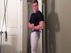 cocky muscle worship