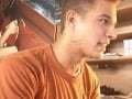 Twink jerking big cok