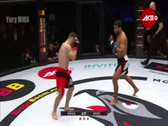 Brazilian Thiago Henrique starched by Russion Oleg Borisov