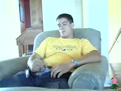athletic jock cums twice