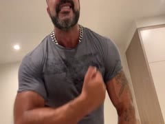 Rogan rips his shirt off