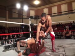 Jonathan Gresham finishes muscle stud Ricochet