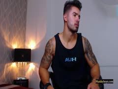 Scruffy Dude Showing On Webcam
