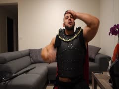 aussie bodybuilder striptease