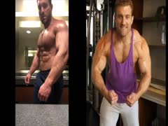 Muscle stud showing off