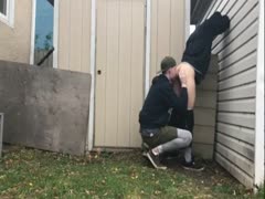  The introduction of a young gay to anal sex in the yard