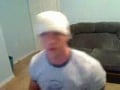 Muscular guy shows off