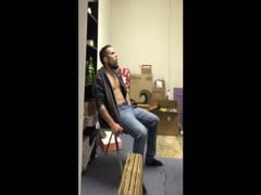 jerking off in breakroom