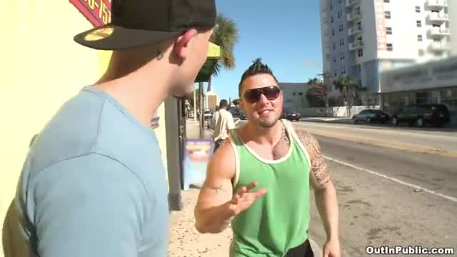 Hot Ronnie fucked in public