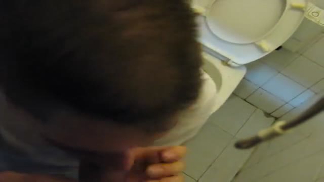 Handsome Latino Sucks Cock & Eats Cum In Public