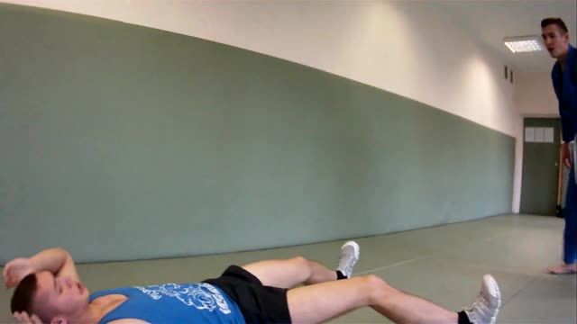 Martial artist dominates with his feet