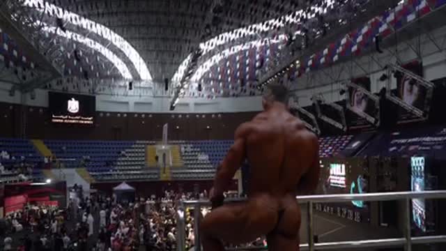 Hot Bodybuilder in tiny thong 