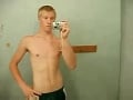 guy wanking at mirror