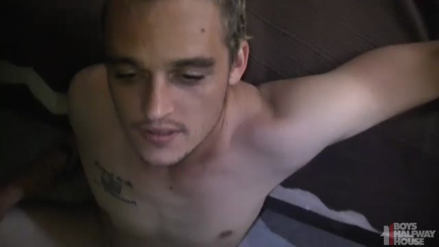   fucks straight guy with manbun