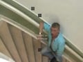 Sucking on the stairs