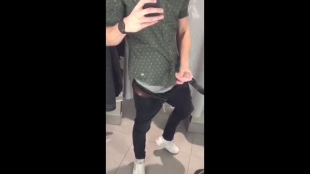 changing room wank