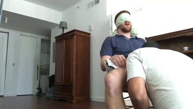 Blindfolded Blowjob