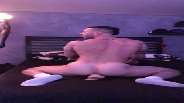 Riding dildo like a pro