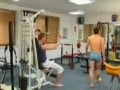 at the gym