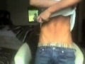 Guy jerks off for the camera