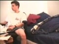 Teen jacks off