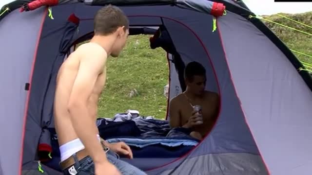 2 lads camping
