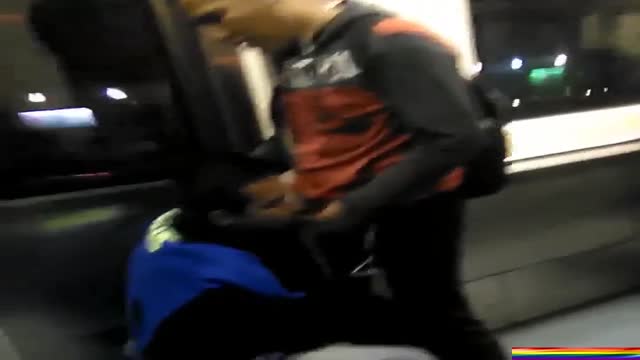 Public bj on train