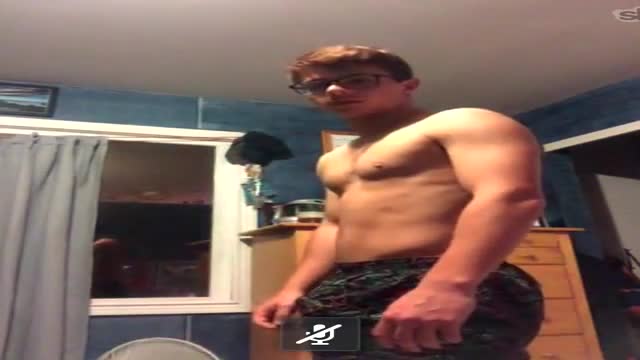 A Guy With Specs Undeniably Enjoys Showing Off