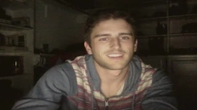 Handsome and sexy boy masturbates in front of the camera
