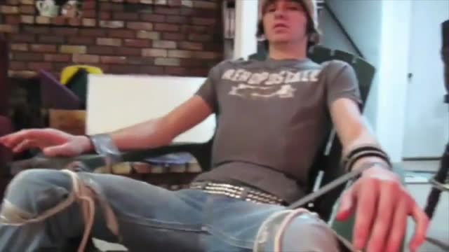 Teens balls being destroyed