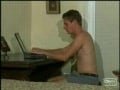 Big cocked guy fucks a mate on his room