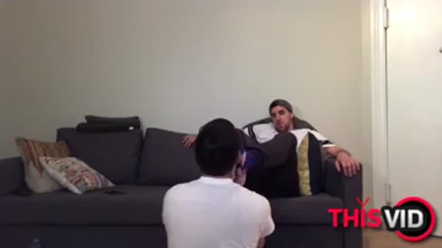 Slave worships dom's feet