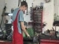 Horny twinks in machine-shop