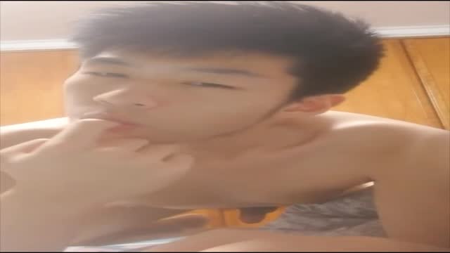 cute chinese guy train to obey 