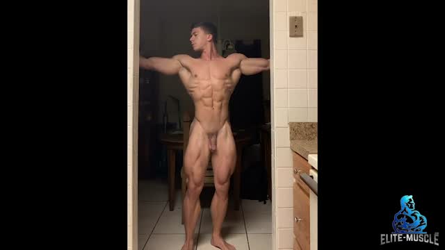 Perfect naked flexing