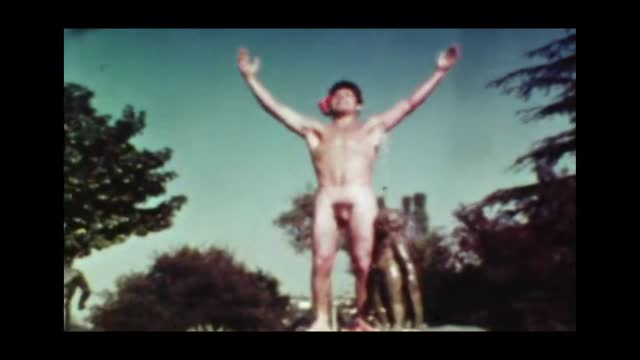 VINTAGE NUDE JOCKS WITH BUSH