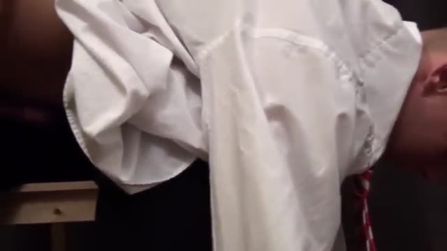 Boy Cums During Spanking From Dad