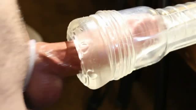 Fucking clear fleshlight