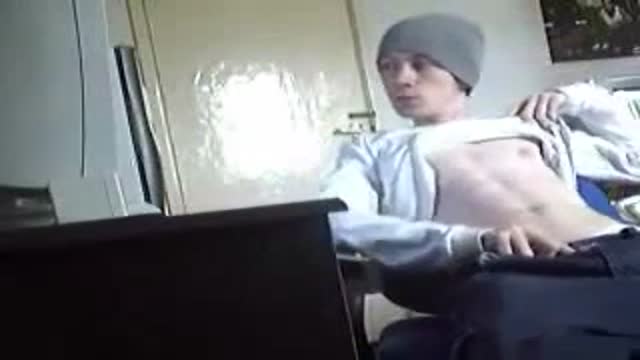 Teen Skater Boy Masturbating