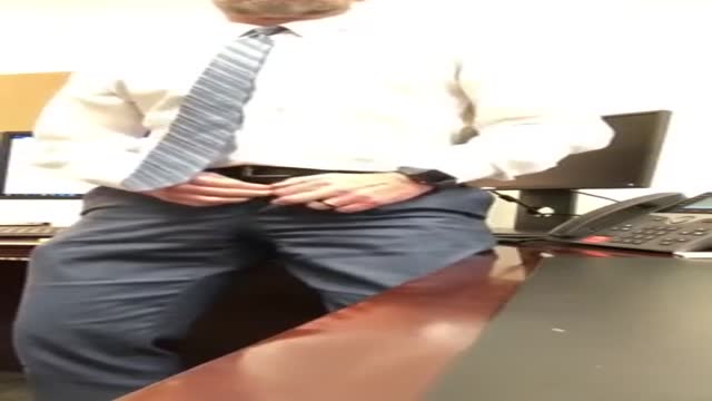Office Jerk off