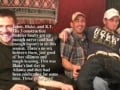 Straight guys stroke together