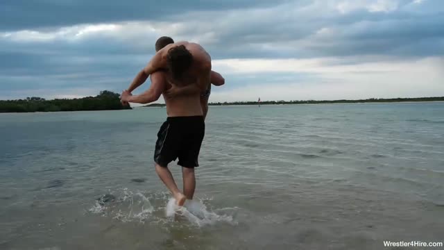 Wrestling at the Beach 