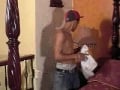 afroamerican guy wanking